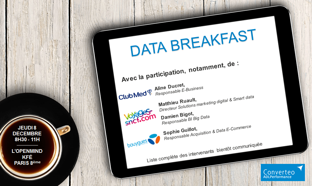 Converteo : DATA BREAKFAST / 8 décembre - Converteo