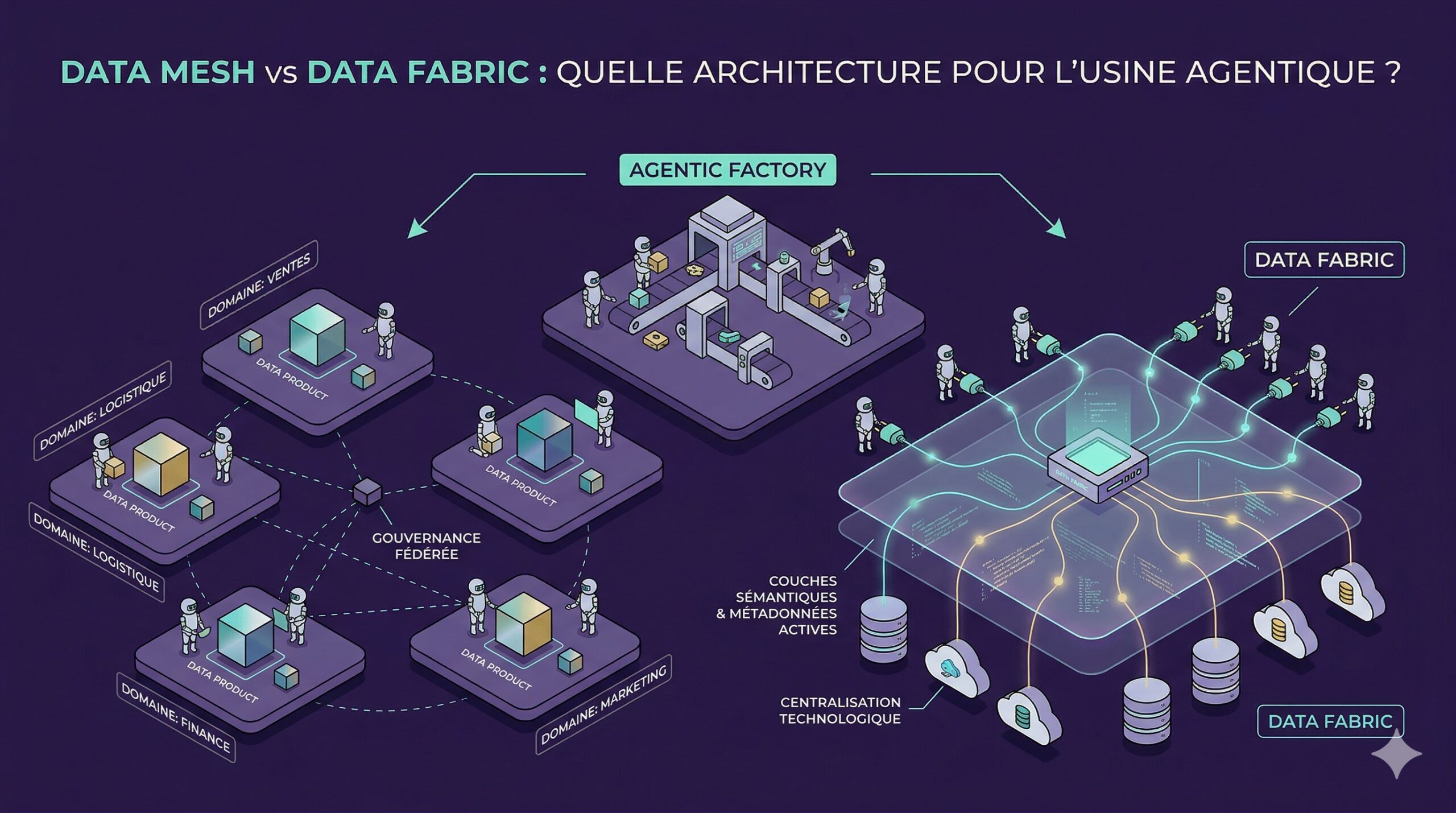 Data Mesh vs Data Fabric : Quelle architecture de données pour l'usine ...