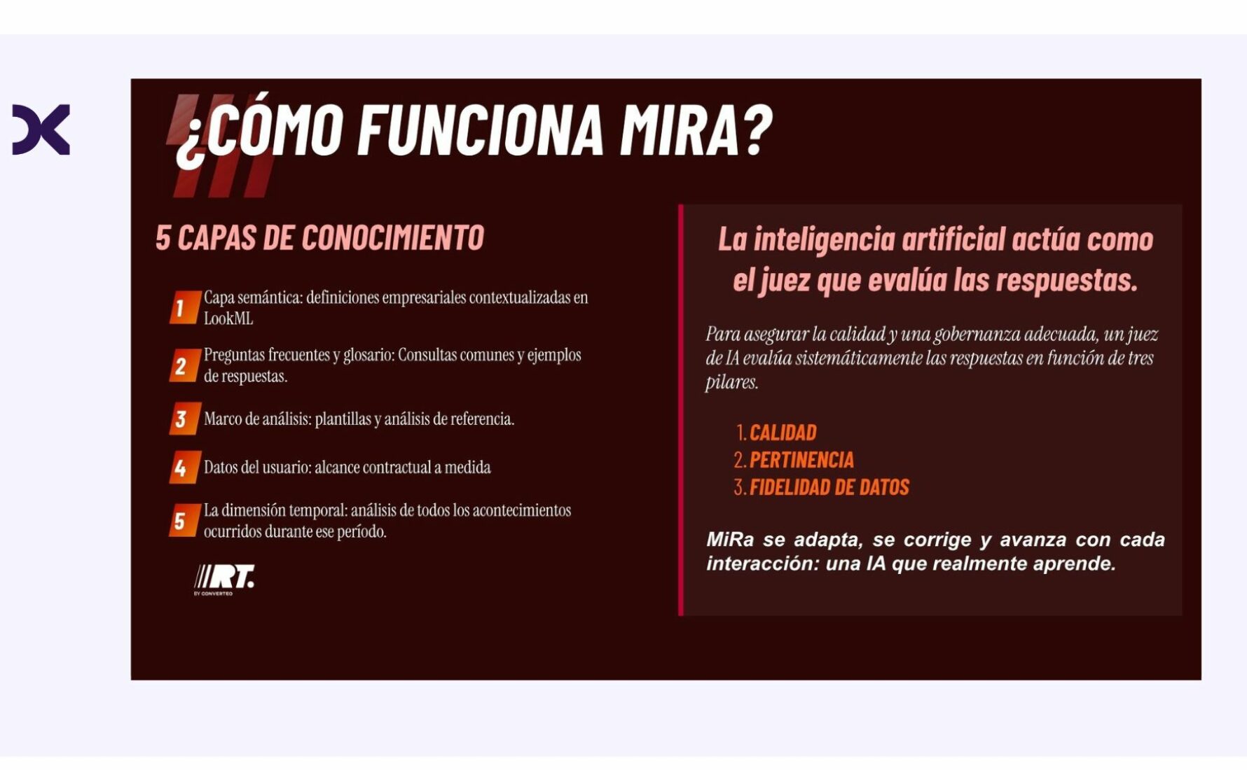 ¿Cómo funciona Mira?